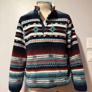 High Pile Fleece 1/4 Button